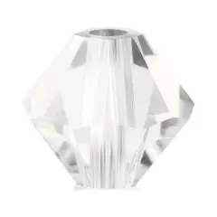 Preciosa Czech Glass Crystal Bicone 5" Bead Strand, 6mm