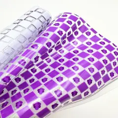 Grape Check Clear TPU Vinyl