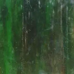 Wissmach Stained Glass Sheet and Mosaic Glass: Green w/Steaks of Amber