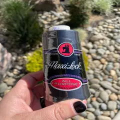 Black Maxi-lock SergerThread