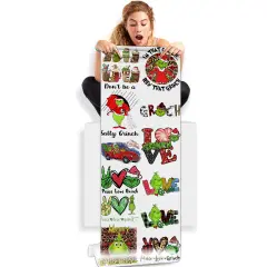 World of Grinch DTF Direct-to-Film Gang Sheets - 22x60
