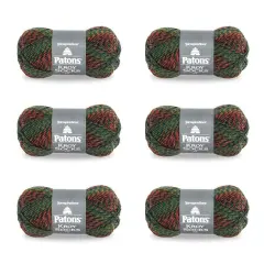 Patons Kroy Socks FX Clover Colors Yarn - 6 Pack of 1.75oz/50g - Blended Fiber - 1 Super Fine - 166 Yards - Knitting/Crochet
