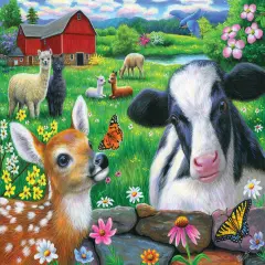 Sunsout Friends in the Field 500 pc Jigsaw Puzzle 52055