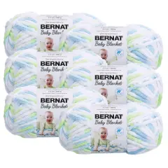 (Pack of 6) Bernat Baby Blanket Yarn-Funny Prints