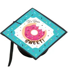 Big Dot of Happiness It&rsquo;s Been Sweet - Donut Graduation Cap Decorations Kit - Grad Cap Cover