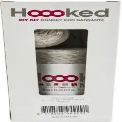 Hoooked Amigurumi DIY Kit W/Eco Barbante Yarn-Donkey Joe - Biscuit