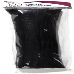 CousinDIY Chenille Stems 6mmx12" 100/Pkg-Black