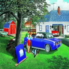 Sunsout Getting Ready to Go 300 pc Jigsaw Puzzle 39943