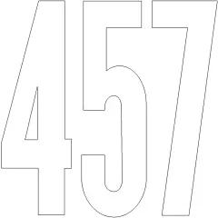 Duro Permanent Adhesive Vinyl Numbers 4" 49/Pkg