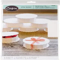 Sizzix Mat Board 6"X13" 6/Pkg-White