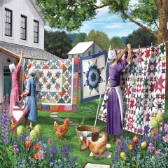 Sunsout Quilts in the Backyard 500 pc Jigsaw Puzzle 42077