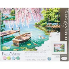Paint Works Paint By Number Kit 14"X11"-Willow Spring Beauty