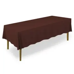 Lann's Linens - 10 Premium Tablecloths for Wedding / Banquet / Restaurant - Rectangular Polyester Fabric Table Cloths