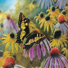 Sunsout Swallowtail Vistor 550 pc Jigsaw Puzzle 67322