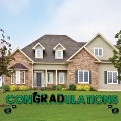Big Dot of Happiness Green Graduation Party Yard Signs - Outdoor Lawn Decorations - ConGRADulations