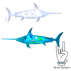 Swordfish Tray Silicone Mold for Epoxy Resin Art