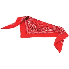 Red Cowboy Cowgirl Western Bandana Head Scarf Costume Accessory
