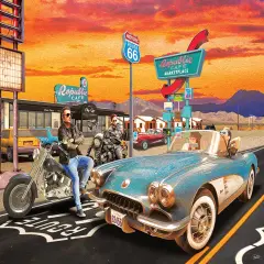 Sunsout Republic Cafe 500 pc Jigsaw Puzzle 42360