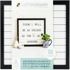 DCWV Letterboard 20"x16" with 1" Letters-Shiplap