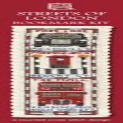 Textile Heritage Streets of London Counted Cross Stitch Bookmark Kit Multicolor