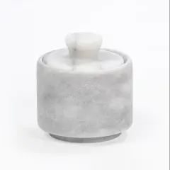 White Marble Salt Cellar