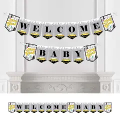 Big Dot of Happiness NYC Cityscape - New York City Birthday Party Bunting Banner - Birthday Party Decorations - Happy Birthday