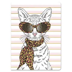 Fashion Cat Softcover Journal -Notebook
