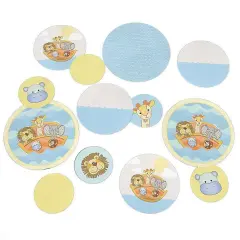 Big Dot of Happiness Noah's Ark - Baby Shower or Birthday Party Giant Circle Confetti - Party Decorations - Large Confetti 27 Count