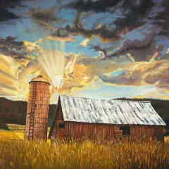 HAY BARN Poster Print by Atelier B Art Studio Atelier B Art Studio - Item # VARPDXBEGLAN179