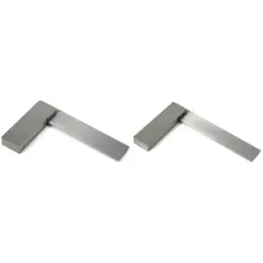 90 Degree Angle Steel Square Machinist Hand Tools 3" & 4" Kit 2 Pcs