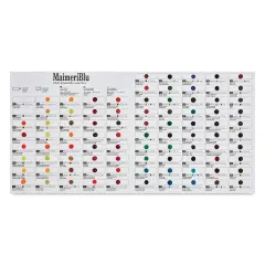 Maimeri Blu Artist Watercolor - 90 Color Dot Card