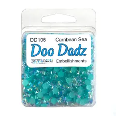 DooDadz Collection of Colorful Craft Embellishments from Buttons Galore & More Caribbean sea
