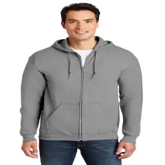 Gildan&reg; Heavy Blend Long Sleeve Full-Zip Hooded Sweatshirt Sport grey
