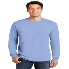 Gildan&reg; Heavy Cotton Long Sleeve Crewneck T-Shirt Carolina blue