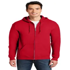 Gildan&reg; Heavy Blend Long Sleeve Full-Zip Hooded Sweatshirt Red