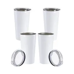 16oz Stainless Steel Sublimation Tumblers - 4 Pack