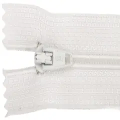 Coats Plastic Robe Zipper 30"-White