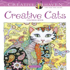 Creative Haven: Creative Cats Coloring Book-Softcover