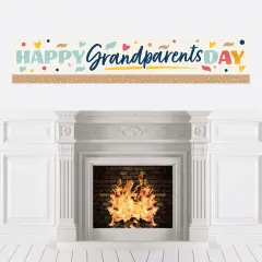 Big Dot of Happiness Happy Grandparents Day - Grandma & Grandpa Party Decorations Party Banner