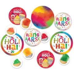 Big Dot of Happiness Holi Hai - Festival of Colors Party Giant Circle Confetti - Party Decorations - Large Confetti 27 Count