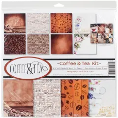 Reminisce Collection Kit 12"X12"-Coffee & Tea