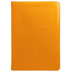 Travel Journal by Gallery Leather - 7"x5" Metal Kid Orange