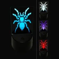 Tarantula Spider Arachnid Bug 3D Illusion LED Night Light Sign Nightstand Desk Lamp