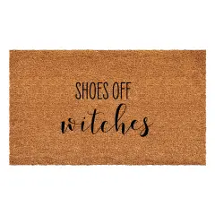 Shoes Off Witches Doormat