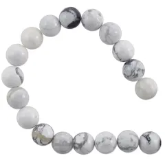 Howlite Round Beads 8mm (16" Strand)
