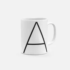 Monogram Letter 11oz Mug XXVIII