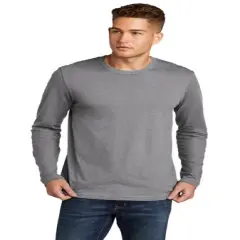 Next Level&reg; Apparel Cotton Long Sleeve T-Shirt Heather gray