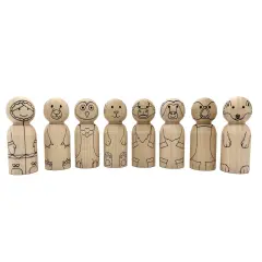 Arctic Friends Peg Doll Set by Pegsies&trade;