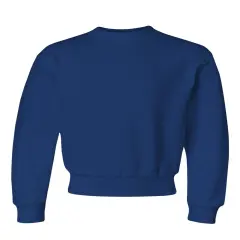 JERZEES&reg; NuBlend Youth Crewneck Long Sleeve Sweatshirt Royal
