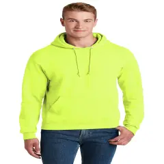 Jerzees&reg; NuBlend Pullover Hooded Sweatshirt Safety green